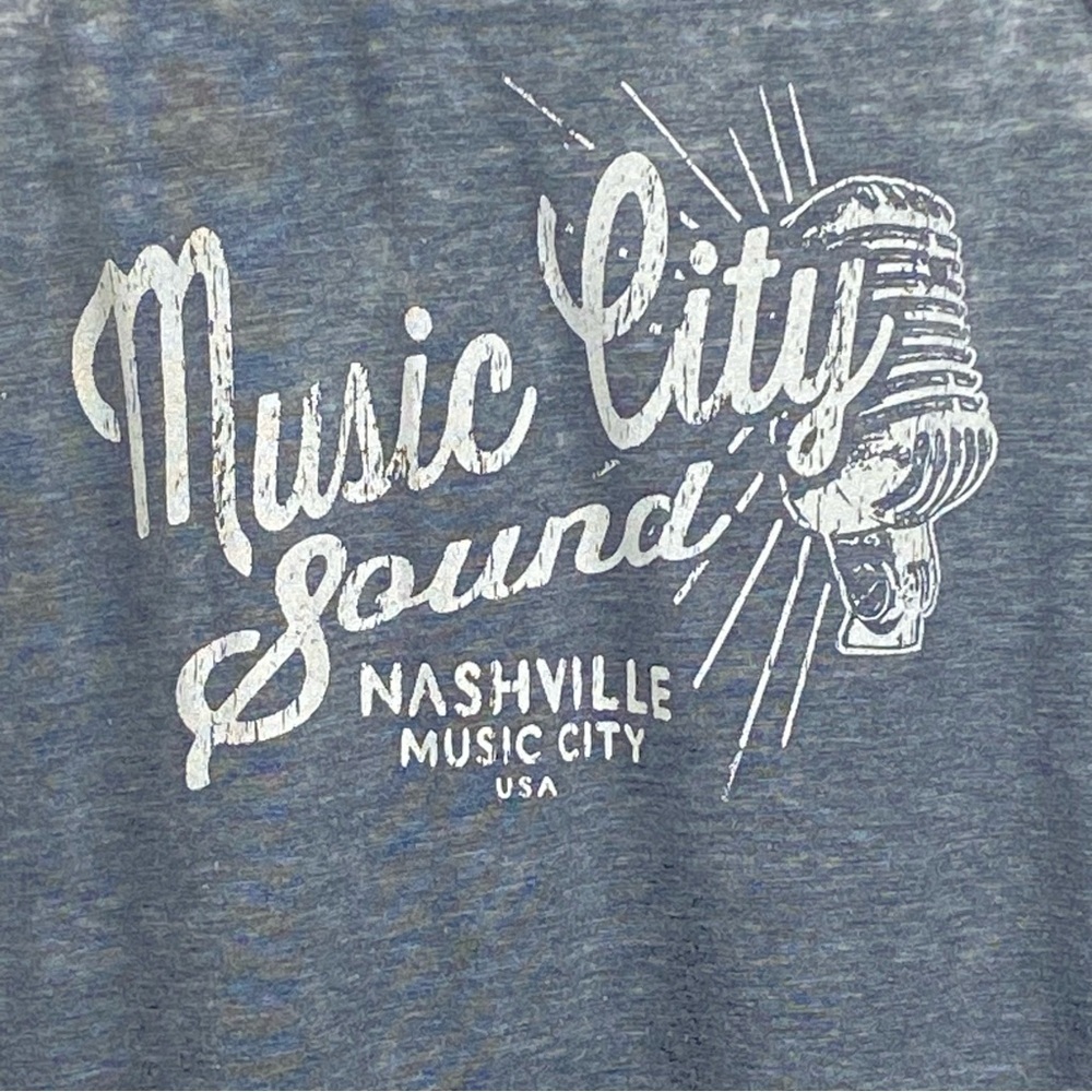 Legacy Vintage Look Graphic Nashville Music City Sound Tank Top Size Small - Picture 10 of 16